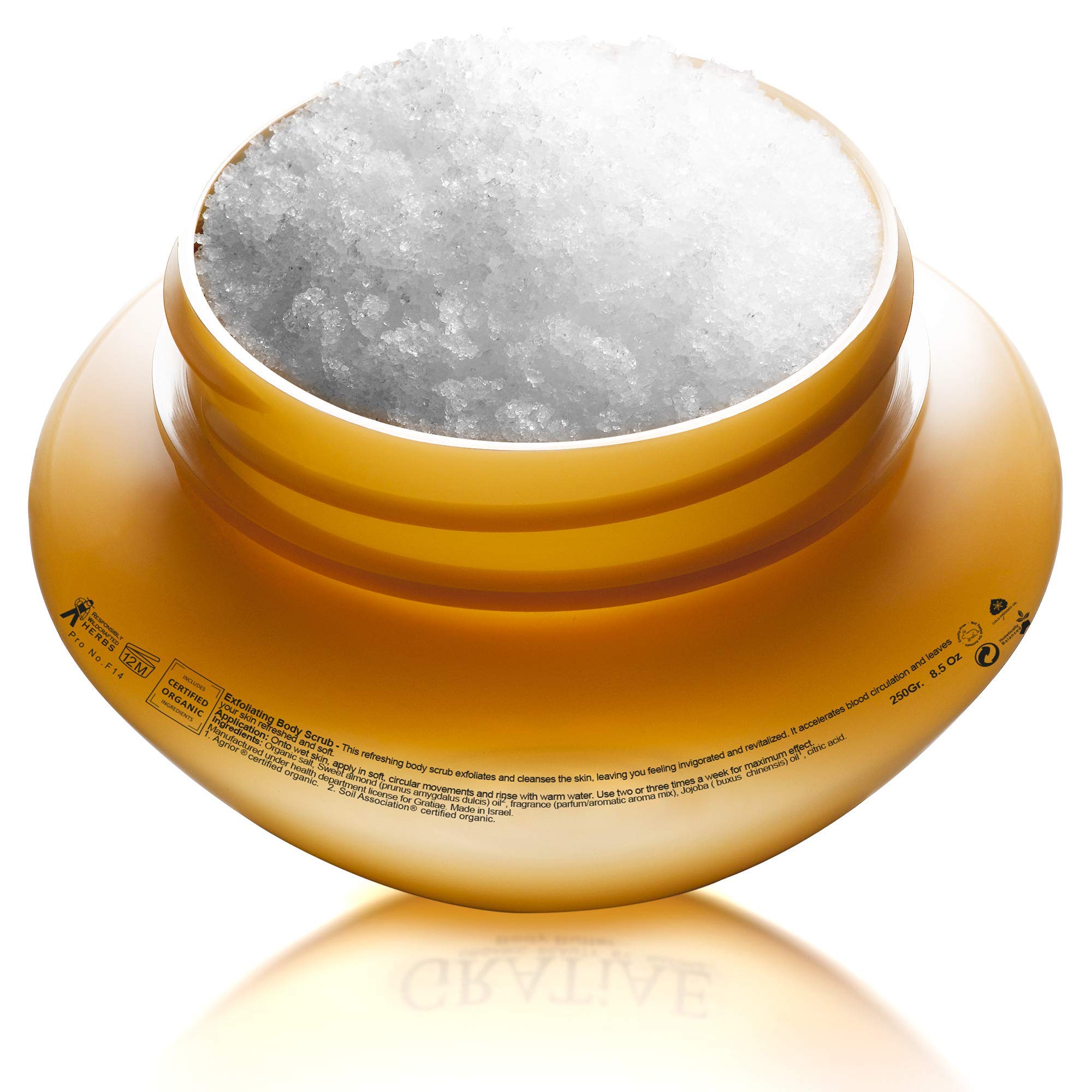 Amazon.com : Gratiae Organics Exfoliating Body Scrub, Passion